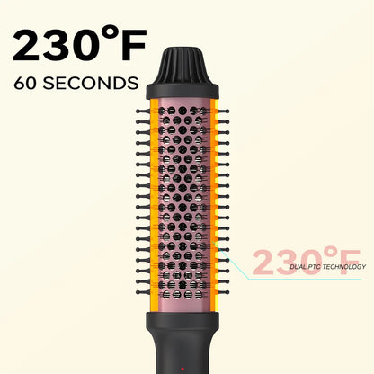 Curling lron Brush 2 in 1 Electric Hair Comb Negative lon Hair Dryer Styling Appliances Portable Professional Hair Strai
