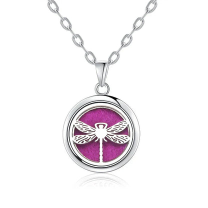 New Tree Of Life Aromatherapy Necklace Stainless Steel Essential Oil Diffuser Amulet Perfume Locket Pendant Women Jewelry Gift