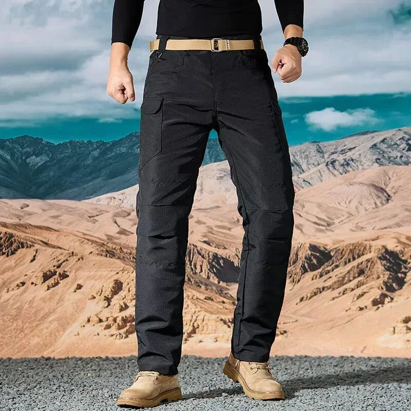 Men Casual Cargo Pants 2025 New Male Summer Tactical Wear Resist Quick Dry Outdoor Trousers Multi Pockets Hike Work Trousers