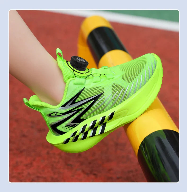 Children‘s Basketball Shoes Non-slip Breathable Running Shoes Lace-up Boys Girls Training Sneakers Athletic Shoes Tennis Shoes