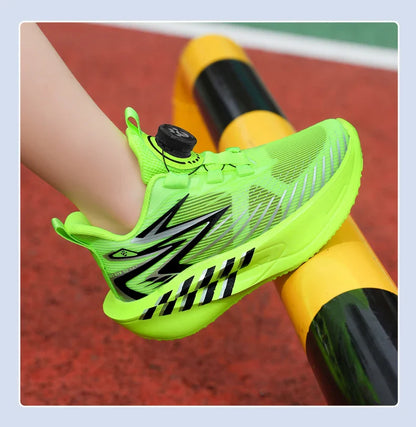 Children‘s Basketball Shoes Non-slip Breathable Running Shoes Lace-up Boys Girls Training Sneakers Athletic Shoes Tennis Shoes