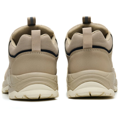 Men's Safety Shoes Steel Toe Anti- Crush Kevlar Rubber Non- Slip Bottom Fashion Button Style Work Shoes