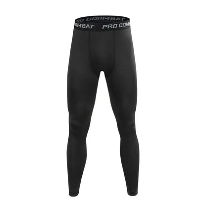 Men Compression Tight Leggings Running Sports Male Workout Bottoms Trousers Jogging Dry Yoga Pants Quick Fitness Training