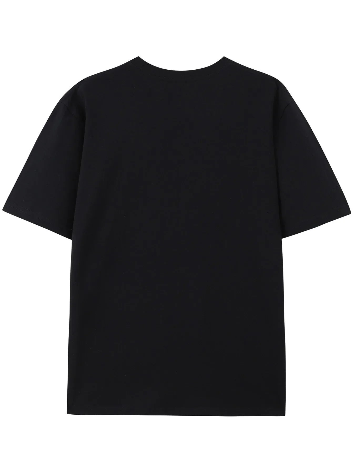 Men's summer 100 cotton fashionable casual sports loose plus size simple letter printed round neck short sleeved T-shirt top