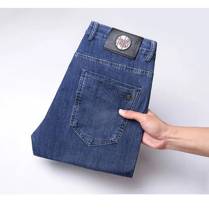 Men's New Fashion Business Jeans for Autumn and Winter  Classic Style Casual Stretch Slim Jeans  Men's Brand Jeans Jeans Pants