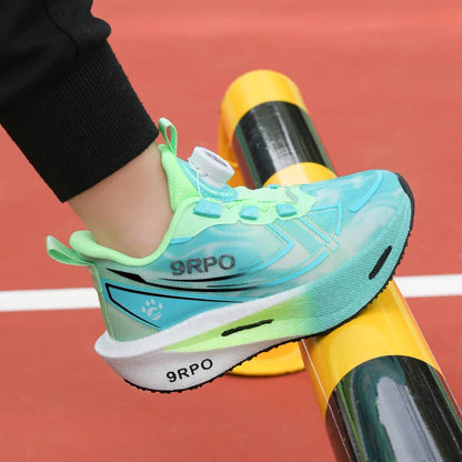 Children‘s Knit Basketball Shoes Non-slip Breathable Sports Training Shoes Outdoor Boys Girls Jogging Sneakers Athletic Shoes