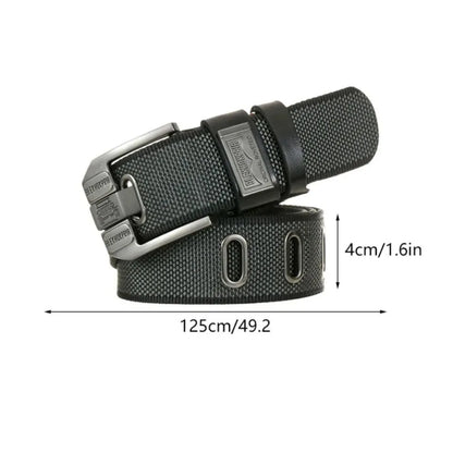 Retro Men's Women's Waistband Belt High Quality Pin Buckle Youth Overalls Outdoor Canvas Waistband Decorative Belt for Jeans