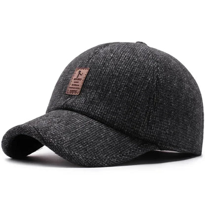 Vintage Men Beret Hat Leather Flat Hats Warm Autumn Winter Windproof Adjustable High Quality Peaked Cap Mens Retro Beret Caps