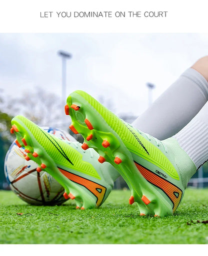 New Men Soccer Shoes Cleats Football Boots Professional Women Unisex Ultralight Match Grass Futsal High-quality TF/FG Sneakers