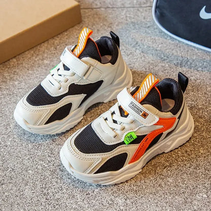 Kids Sneakers for Boys Girls 2025 Spring New Children's Walking Shoes Breathable Mesh Student School Basketball Kids Shoes