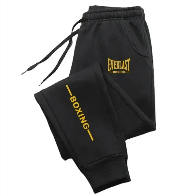2025 Autumn Winter Printed Running Pants Men Women Outdoor Sports Fitness Pants Jogging Fleece Casual Sports Pants