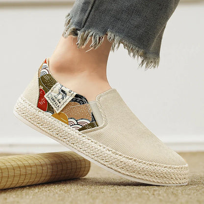 New men's youthful and trendy outdoor casual simple personality slip-on lazy casual shoes