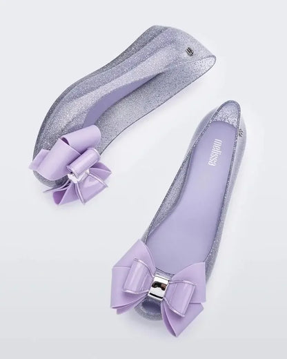 Brazilian Melissa Children's Shoes 2024 New Style Jelly Shoes For Medium To Large Children BowWomen's Princess Single Shoes Spri