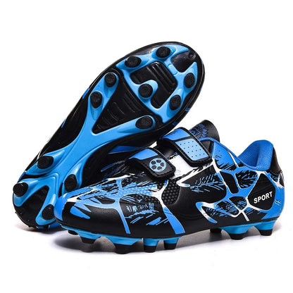 Kids Soccer Shoes Society TF/FG School Football Boots Cleats Grass Sneakers Boy Girl Outdoor Athletic Training Sports Footwear