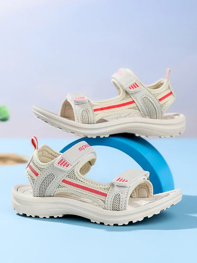 Summer Children Sandals Shoes Boys Girls Toddler Soft Non-Slip Baby Cute Princess Dance For Kids Student Outdoor Beach
