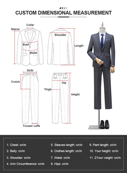 Men's Three-Piece White Suit, Anti-Wrinkle, No-Iron, Anti-Stick Fur Business Formal Suit, Four-Season Workplace Work Clothing Dr