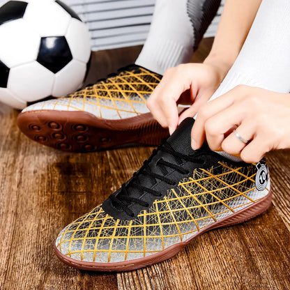 Stylish And Comfortable Adult Training Match Sports Football Shoes Outdoor Indoor Grass Sports Shoes For Youth Students 35-47#