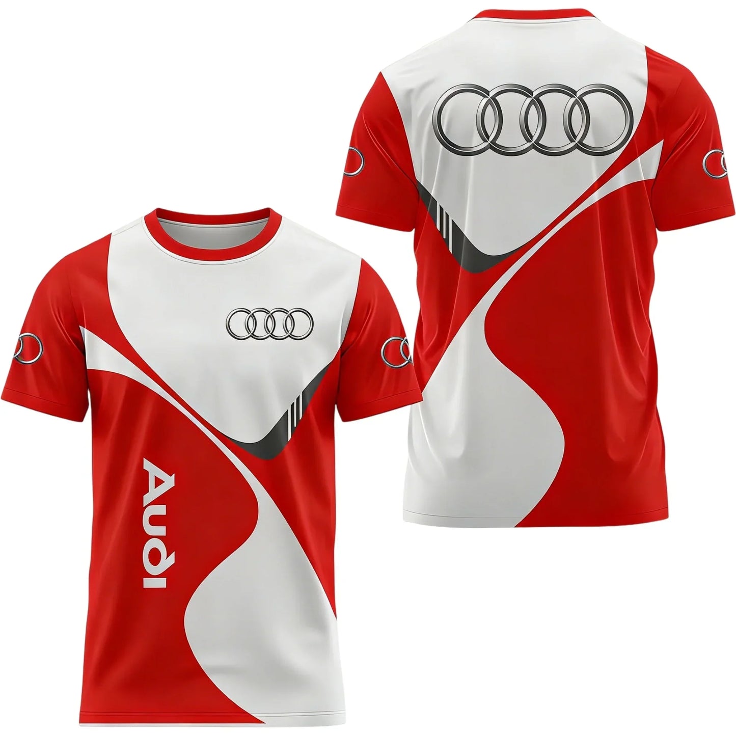 3D Printed T-Shirt Men's Summer 2026 Moisture-Wicking Quick-Drying Comfortable Short-Sleeve Trendy Top