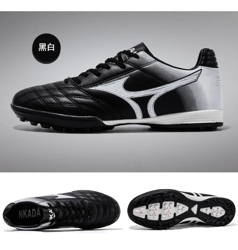 Hot Sale Youth Long Nail Soccer Shoes Children Students Large Size Broken Nail Soccer Shoes Unisex Training Shoes 35-45#