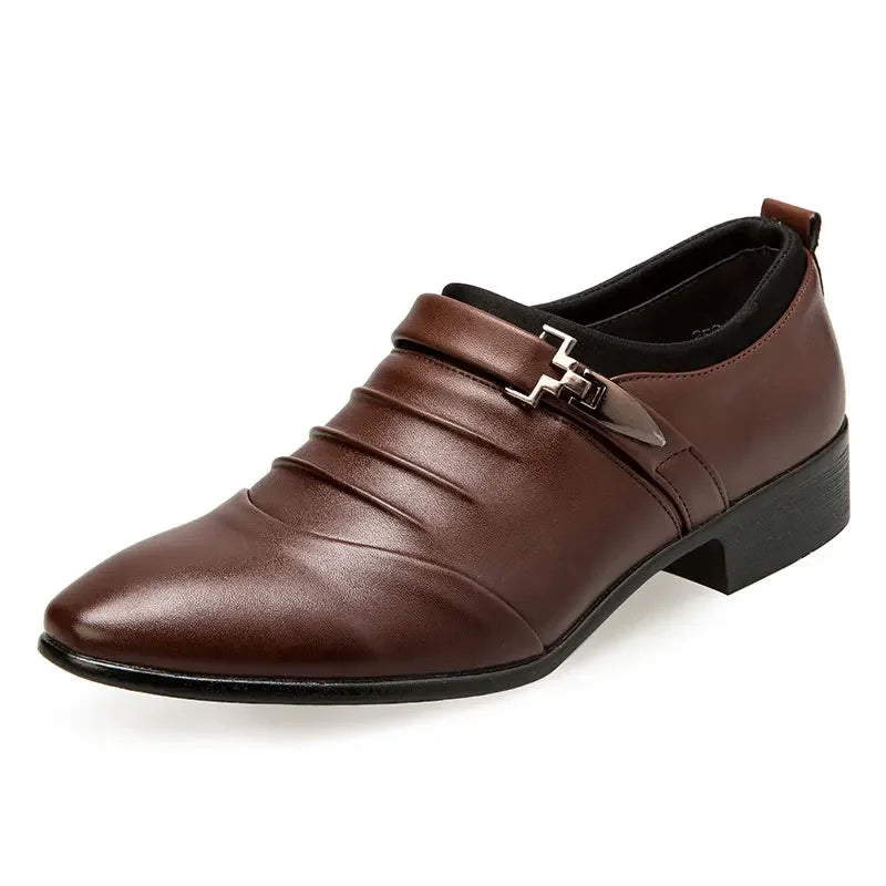 Stylish and Elegant Oxford Shoes Men Shoes Large Size Men Dress Shoes Leather Men Dress Loafers Men Slip on Men Shoes