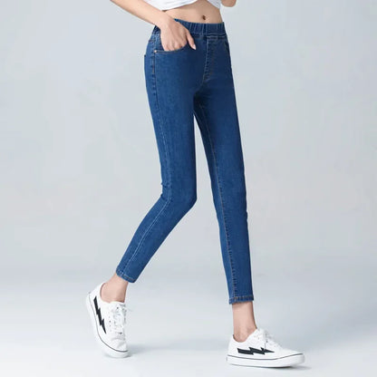 High Waist Tight Fashion Denim Trousers