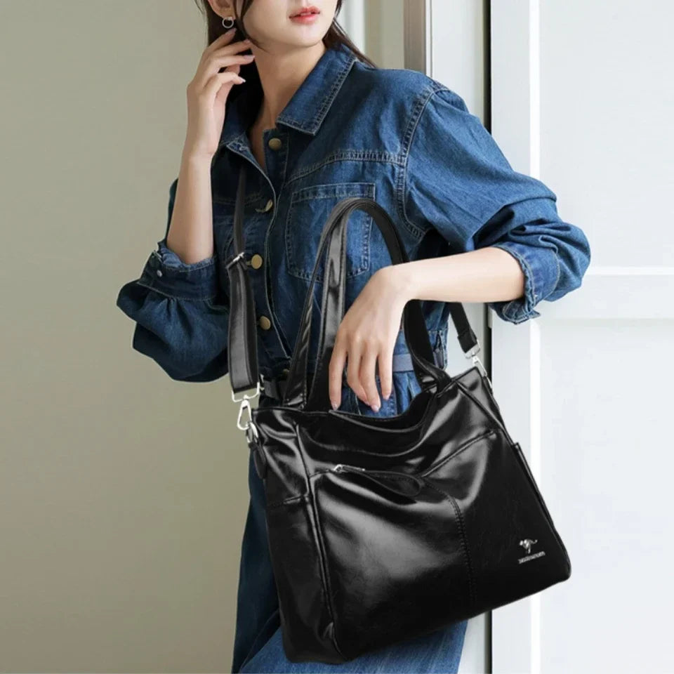 Genuine Brand Soft Leather Ladies Handbags Luxury Designer Shoulder Bags  New Classic High Quality Crossbody Bags for Women