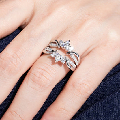 Moissanite Wedding Band Set 925 Sterling Silver D Color Lab Created Diamond Crown Bridal Ring Set For Women Jewelry