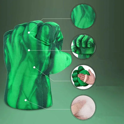 Accessories for Boys Girls Gift Superhero Hands for Kids Superhero Boxing Gloves Smash Fists Soft Plush Toys Cosplay Costumes