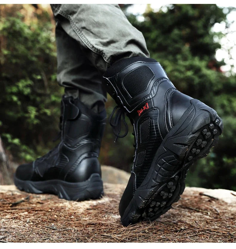 High-Top Work Boots Indestructible Safety Shoes Men Steel Toe Shoes Puncture-Proof Sneakers Male Shoes Men Non Slip Work Shoes