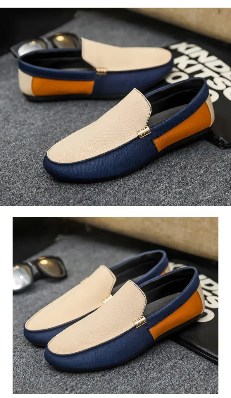 Business Shoes Fashion Casual Shoes Man Luxury Leather Loafers Breathable Slip on Male Boat Shoes Moccasins Driving Shoe