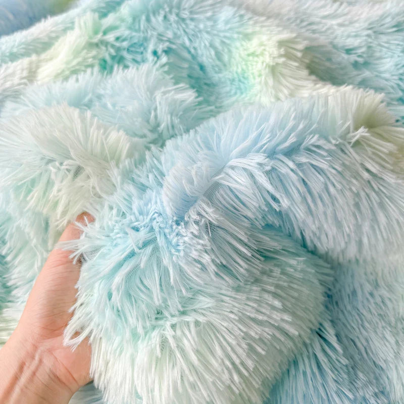 1Pc  Mink velvet fabric Colorful Soft Warm Sofa Throw Blankets Travel Blanket Warm Bedding All Season With zipper Duvet Covers