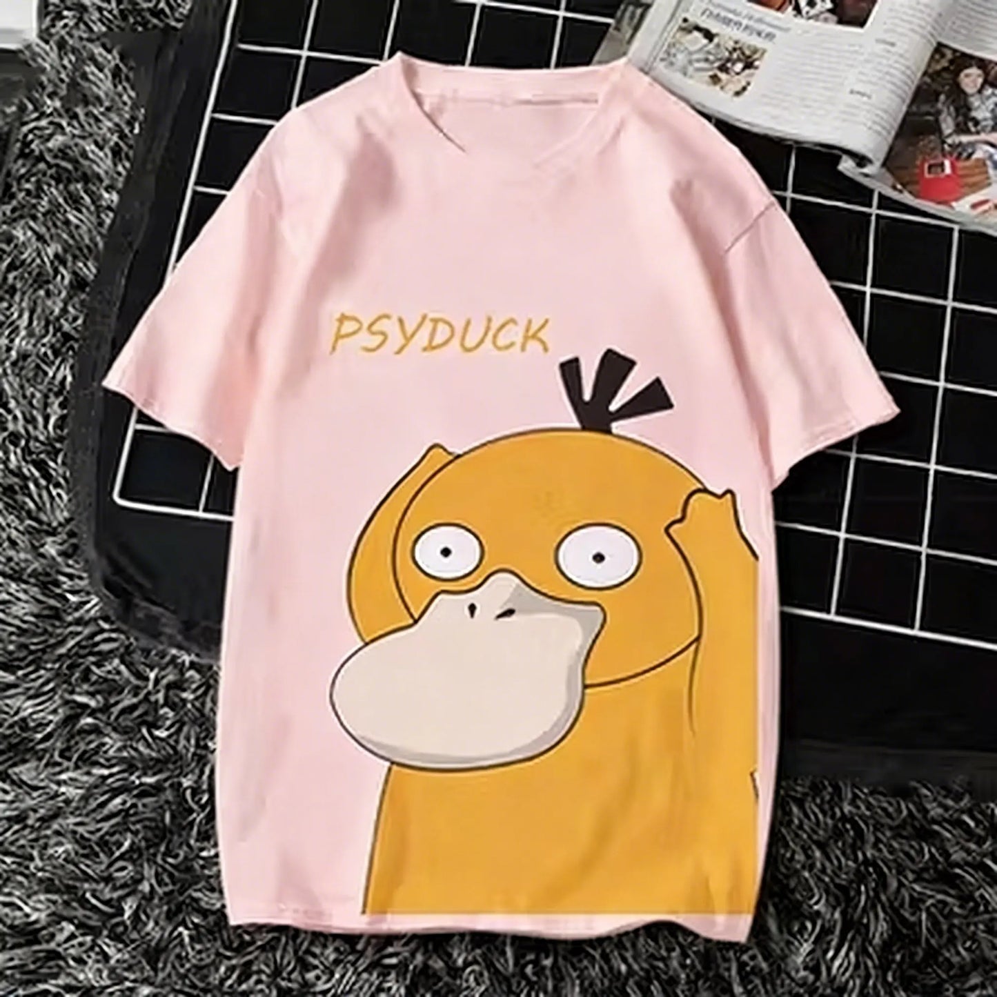 Oversized Anime T Shirt Man Women Cotton Short Sleeve Tee Streetwear Y2k Clothes Casual Top Summer Fashion Unisex