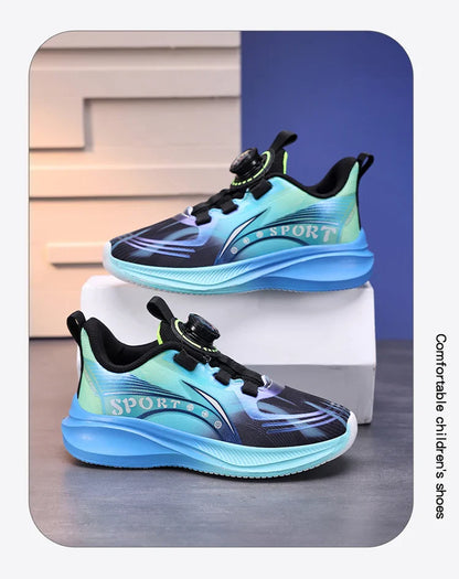 Kids Sneakers Breathable Student Boys Basketball Sports Shoes for Children Outdoor Training Trendy Tennis Size 28-39