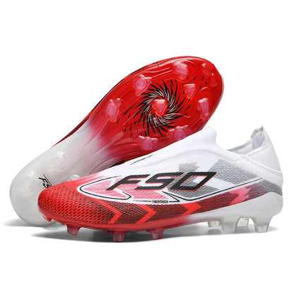 Men Professional TF Soccer Shoes Resistant Casual Grass Studded Male Non Slip Fast Foo451·a