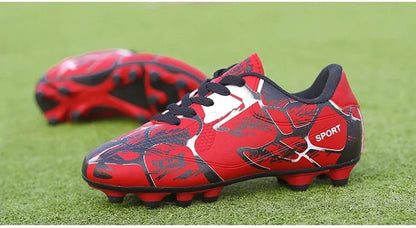 Children Soccer Shoes Sports Society Field Boy Football Shoes Futsal Fast Indoor Sneaker Original Ankle Cleats Football Boots