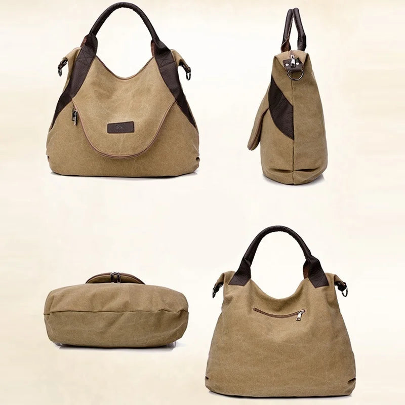 Womens Shoulder Bag Large Handbag Women Canvas Bag Travel Bags Crossbody Bag Overnight Bag