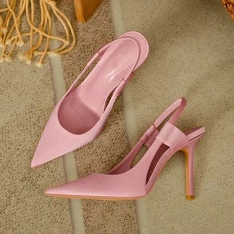 Summer  Women's Shoes High Heels Sandals Elegant Luxury Trend Fashion Sexy Party Banquet Dress Pole Latin Dance