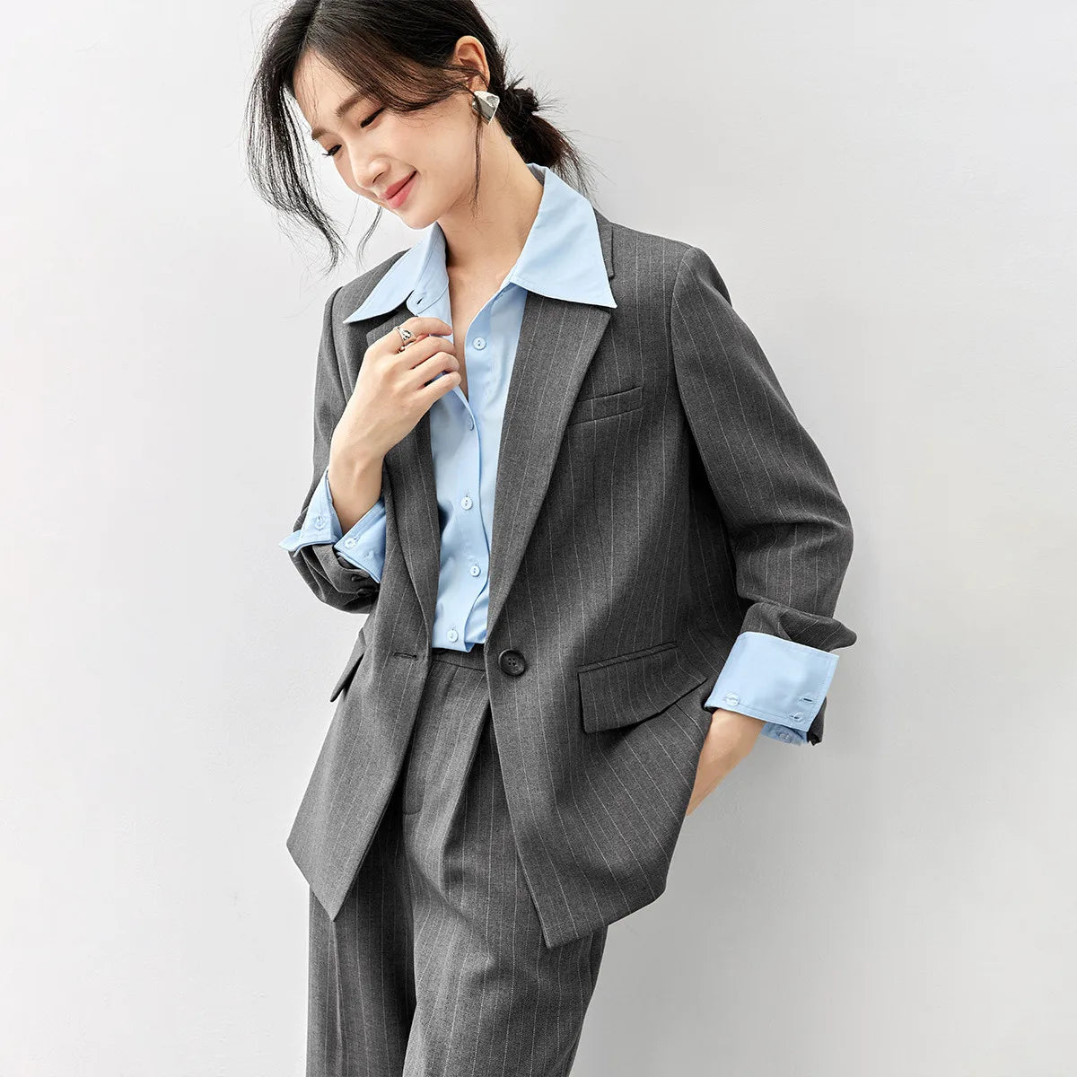 Women Summer Skirts 2026 High Waist Sweet Pleated A Line Ankle-Length Skirt Ladies Elegant Casual Clothes W52QA2169