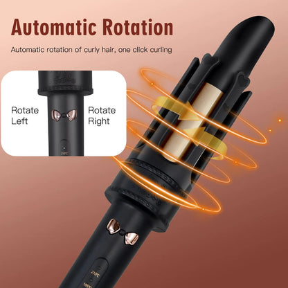 Electric Curling Iron Automatic 32mm Large Wave Lazy Person’s Temperature-Controlled Hair Curler EU Standard