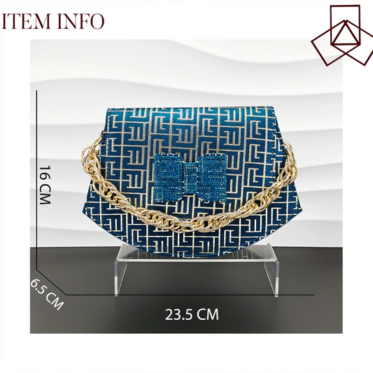Italian Design Shoes and Bag Set Office Ladies Style Diamond Decoration Classic Women High Heel Shoes and Bag