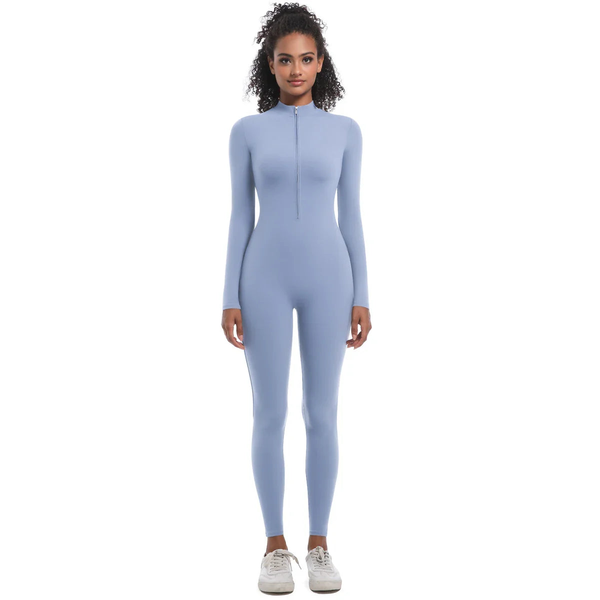 Women's Jumpsuit Women's Sports Shapewear Seamless Slim Fit Long Sleeve Sports Bodysuit  Fitness Sports Bodysuit Yoga Suit