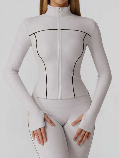 Yoga Set 2PCS Sports Outfits Women Clothes Fitness Tracksuit Gym Legging Workout Long Sleeved Female Bra Yoga Suit Sportswear