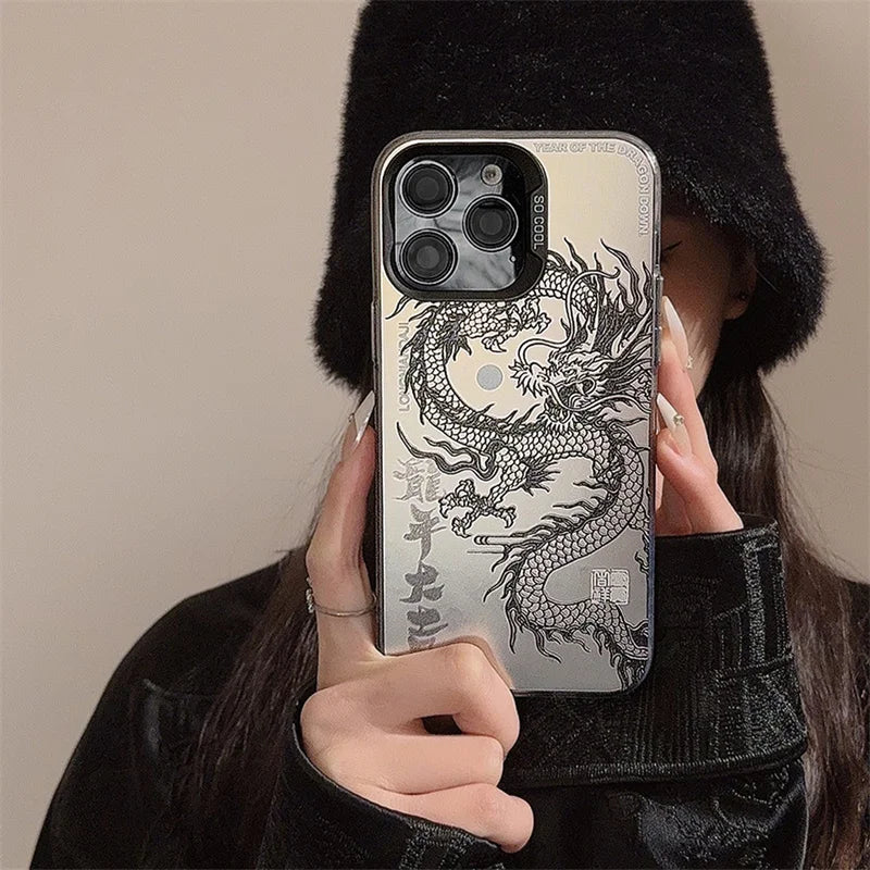 Case for iPhone 15 14 13 12 11  Pro Max XR XS 7 8 Plus Laser Matte Hard Cover