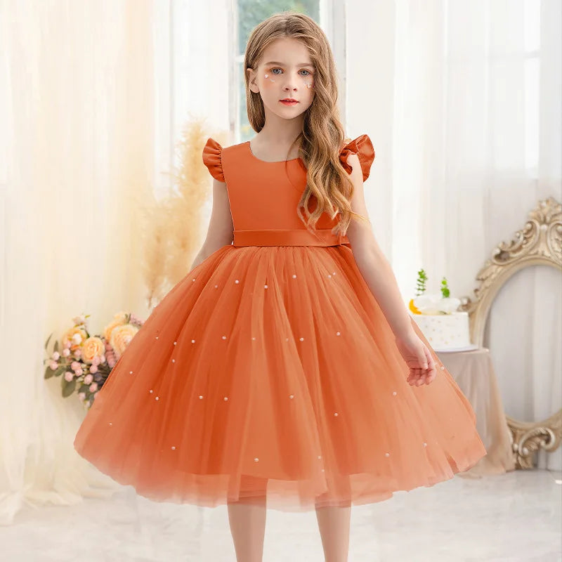 2026 Girls Princess Tutu Dress Flower Girl Gown Piano Performance Host Outfit Party Dress prom dresses girls dresses