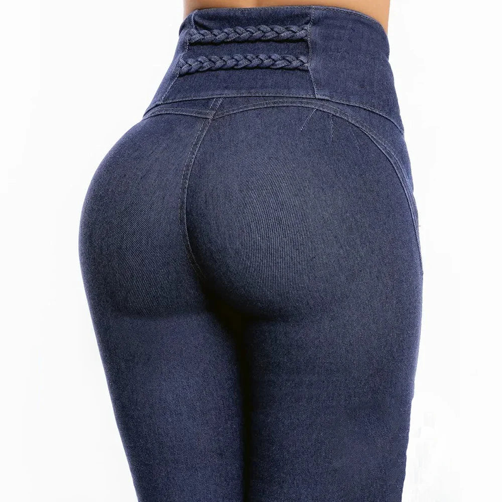 Sexy Skinny Jeans Women High Waist Peach Hip Elastic Denim Pants Women's Tight Feet Pencil Pants Beautiful Design 2023 Trousers