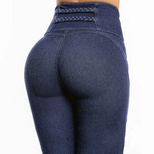Sexy Skinny Jeans Women High Waist Peach Hip Elastic Denim Pants Women's Tight Feet Pencil Pants Beautiful Design 2023 Trousers