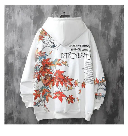 Moletons Pretos com Estampa de Anime Essenciais com Capuz Feminino Estética Coreana Moda Fofa Moletons com Capuz Streetwear para Mulheres