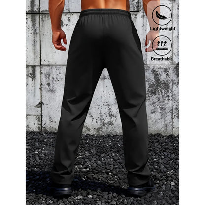 Mens Joggers Pants Men Gift Ice Silk T Shirt Quick Drying Summer Clothes Football Baggy Man Men's Sweatpants Fishing Trousers