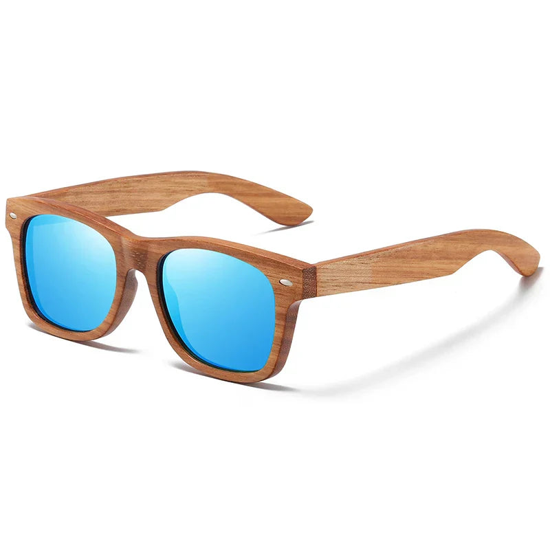 Natural Bamboo And Wooden Sunglasses VIP Manual Polarized Glasses Luxury brand Environmental Degradable Glasses Gift Box