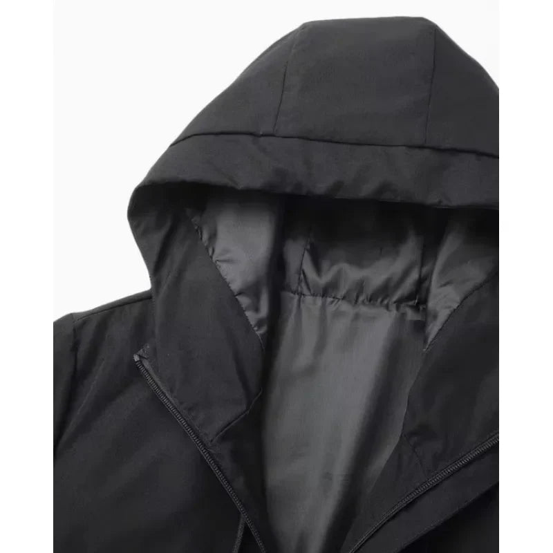 New men's jacket + thickened pants set, suitable for autumn and winter seasons, office, outdoor leisure, and fashionable sports